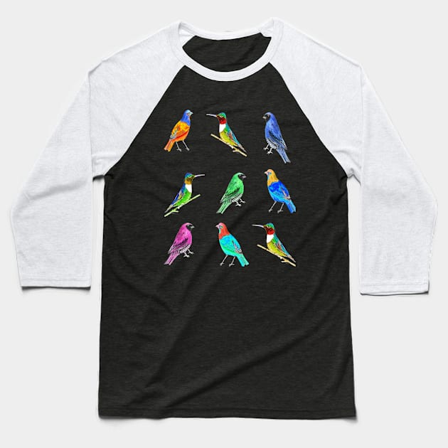 BIRDS Baseball T-Shirt by LatiendadeAryam